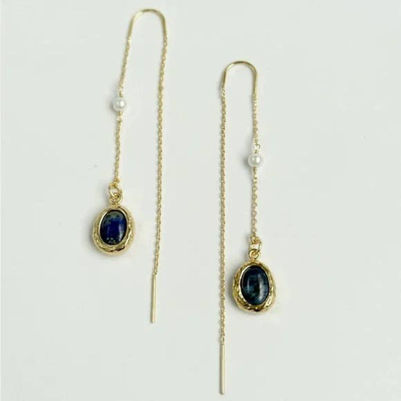 Lapis Drop Earrings
