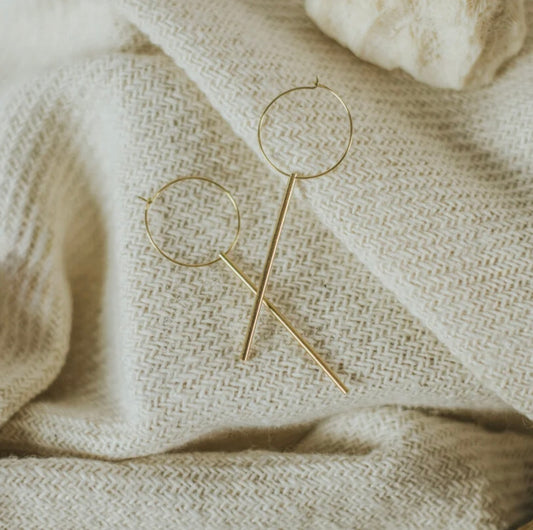 Flux Hoop Earrings