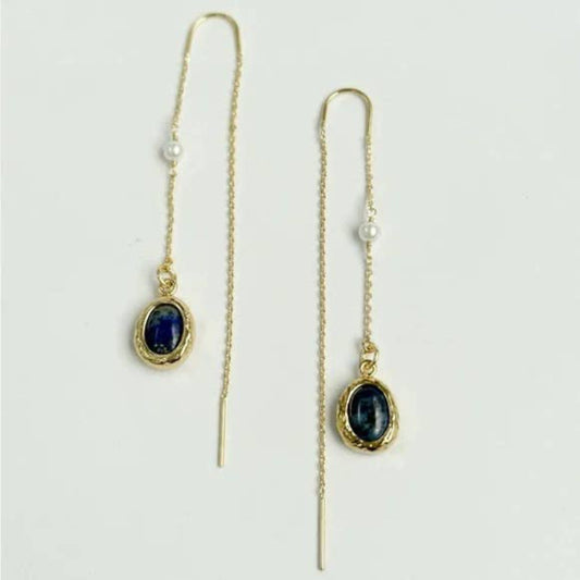 Lapis Drop Earrings